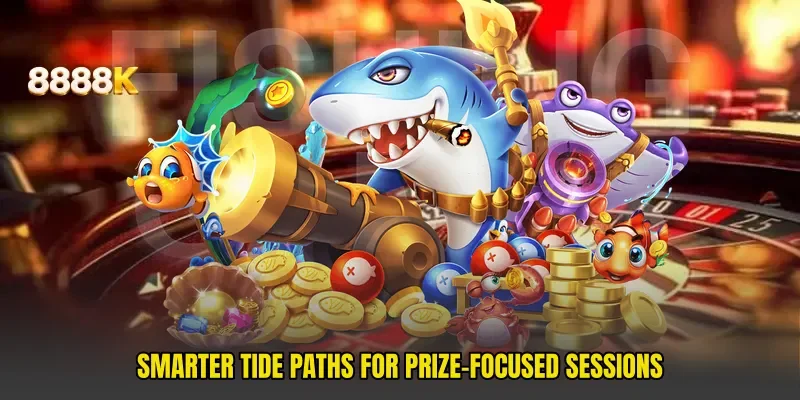 Smarter tide paths for prize-focused sessions